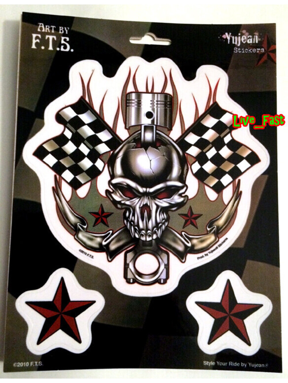 HOT ROD RACING DECAL STICKER